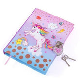 Diario 3D con Llave Amigos Mágicos - Estilo: Unicornio